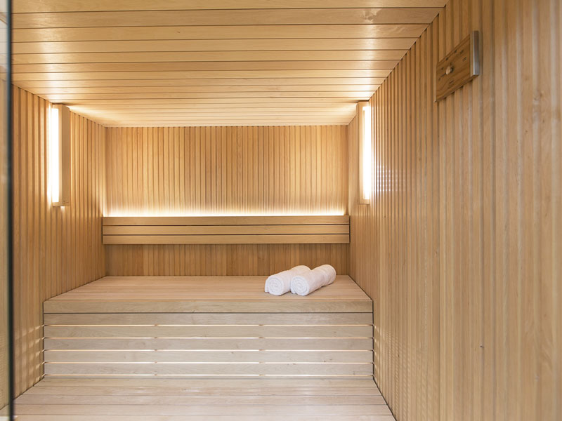 Interior bancos cerrados