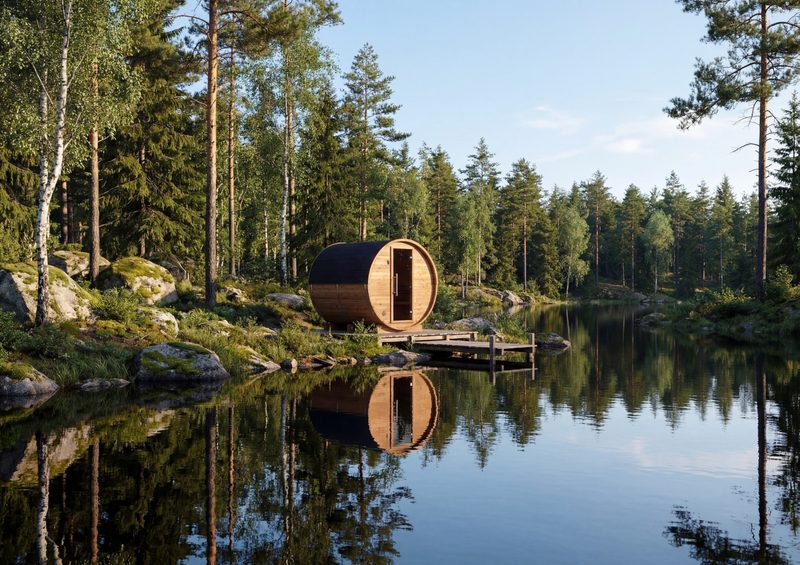 auroom-halo-comfy-barrel-sauna-lakeside
